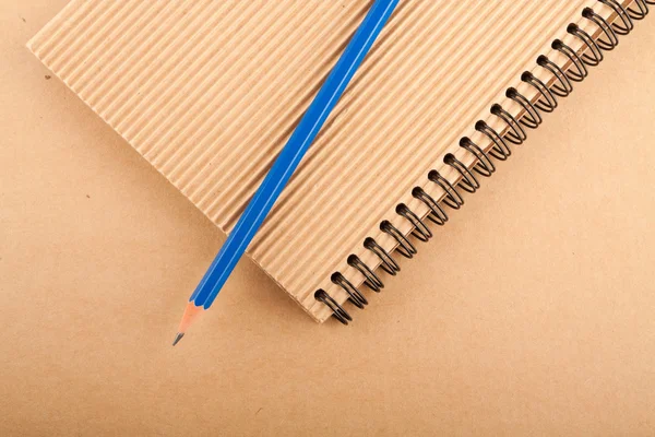 Notepad and pencil — Stock Photo, Image