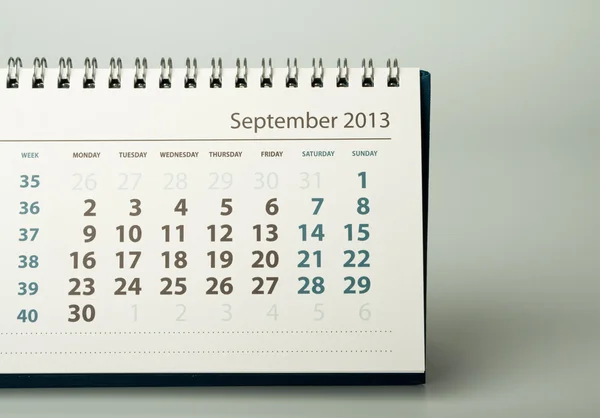 2013 year calendar. September Stock Photo by ©maurus 19897333
