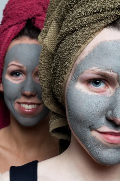 Clay facial mask — Stock Photo, Image