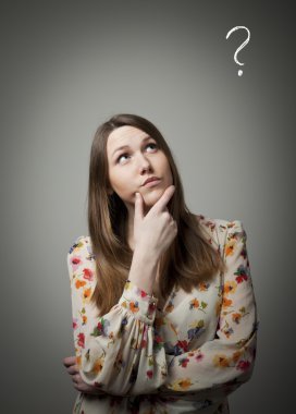 düşünme. tereddüt.