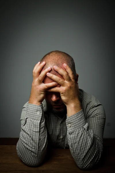 Verdrietige man — Stockfoto