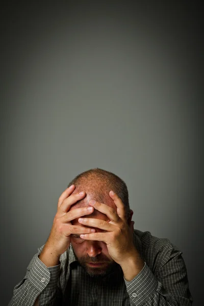 Verdrietige man — Stockfoto