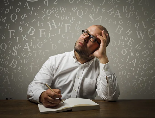 Schöpfer. Mann in Gedanken. — Stockfoto