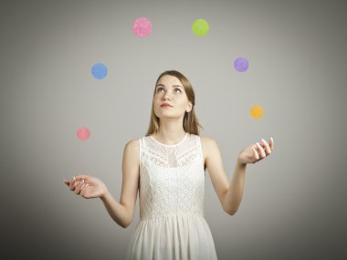 hokkabazlık. topları.