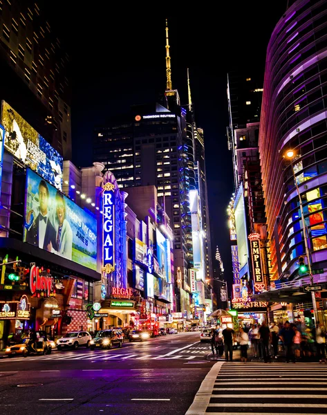 Distrito de Teatro de Nueva York — Foto de Stock