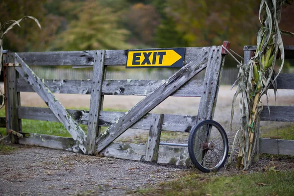 Farm gate — Stock Photo, Image