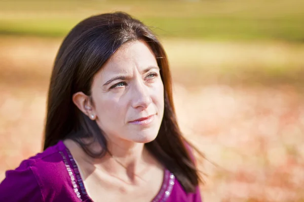 Mulher triste. — Fotografia de Stock