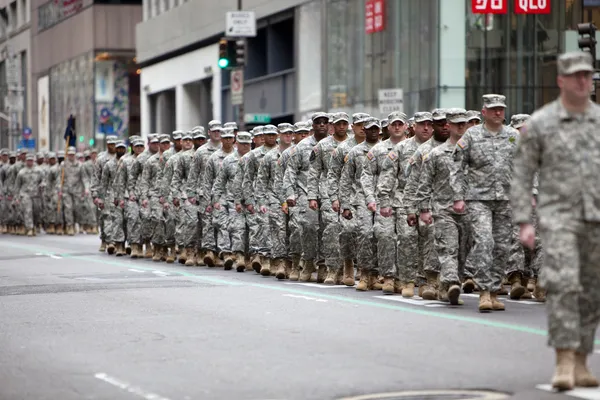 St. Patrick's Day Parade NewYork 2013 — Stockfoto