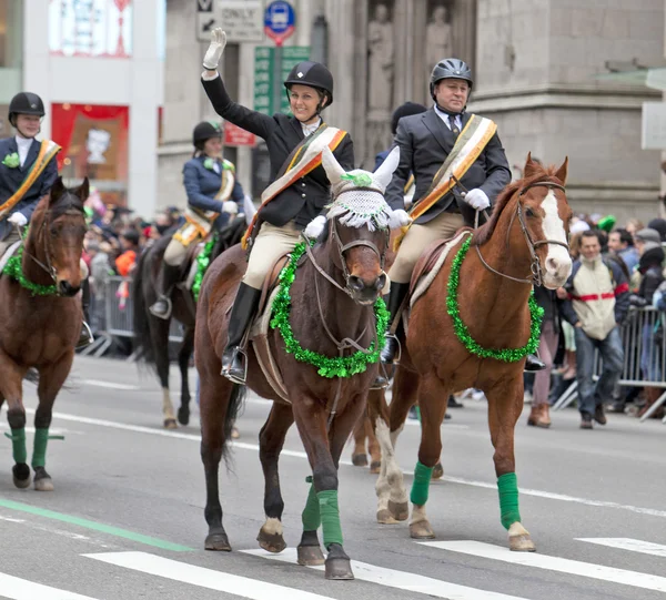 St. Patrick's Day Parade NewYork 2013 — Stockfoto