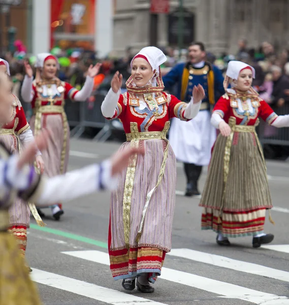 St. Patrick's Day Parade New York 2013 — Stock Photo, Image