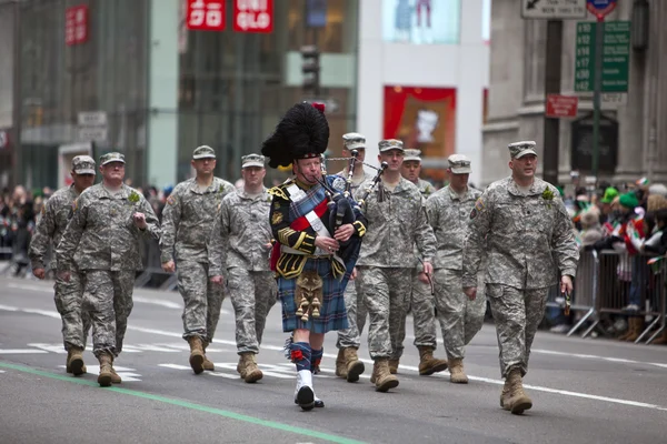 St. Patrick den Parade New York 2013 — Stock fotografie