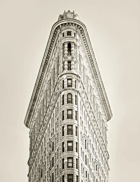 Platte ijzer gebouw — Stockfoto