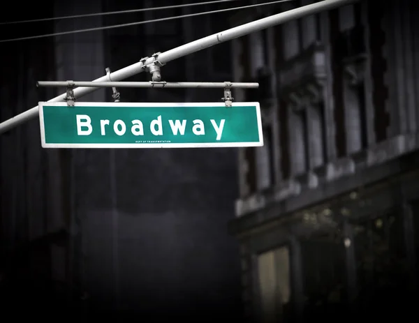 Broadway sign — Stock Photo, Image