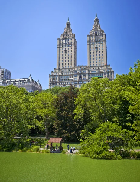 Central Park Lake — Stockfoto