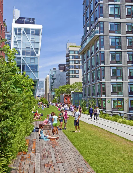 Chelsea High Line Park — Stockfoto