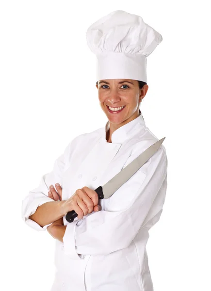 Chef femenino — Foto de Stock