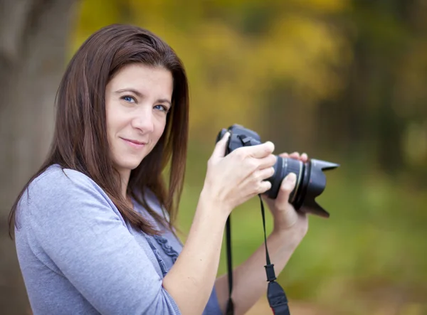 Fotografo femminile — Foto Stock