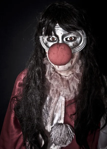 Payaso de terror — Foto de Stock