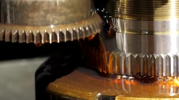 Řezání kovů moderní technologie zpracování. — Stock video