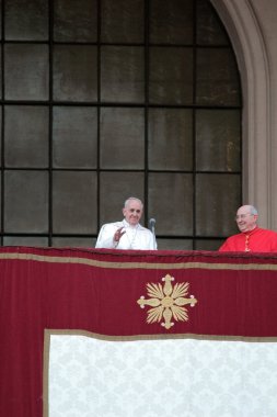 Papa francis ı İskan st. john lateran Roma sırasında