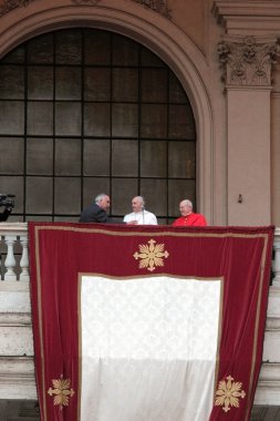 Papa francis ı İskan st. john lateran Roma sırasında