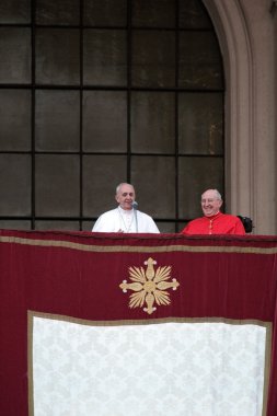 Papa francis ı İskan st. john lateran Roma sırasında