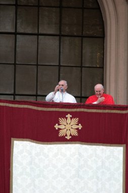 Papa francis ı İskan st. john lateran Roma sırasında
