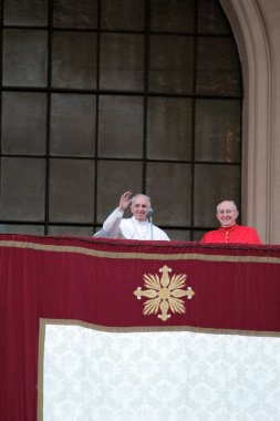 Papa francis ı İskan st. john lateran Roma sırasında