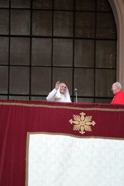 Papa francis ı İskan st. john lateran Roma sırasında