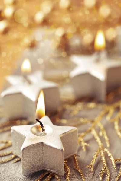 Candele di Natale. — Foto Stock