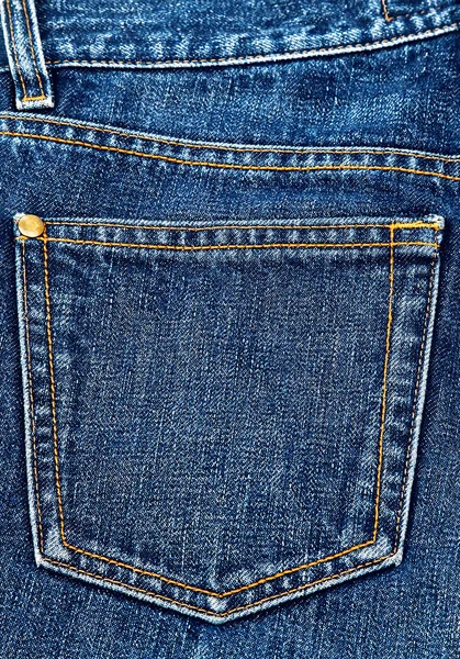 Jeans ficka. Stockbild