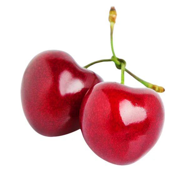 Heart-shaped cherries — Stock Photo, Image