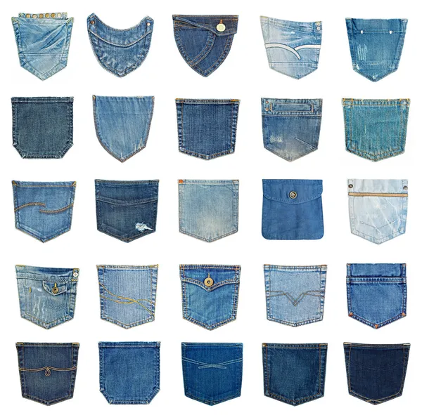 Jeans pocket. — Stock Photo, Image