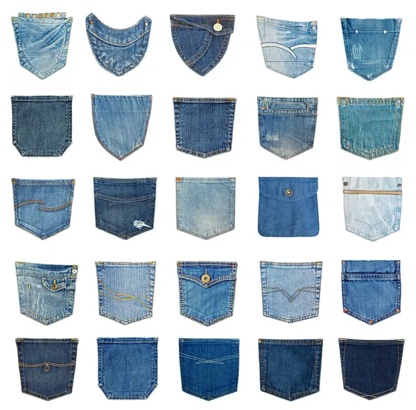 Jeans pocket. Royalty Free Stock Images