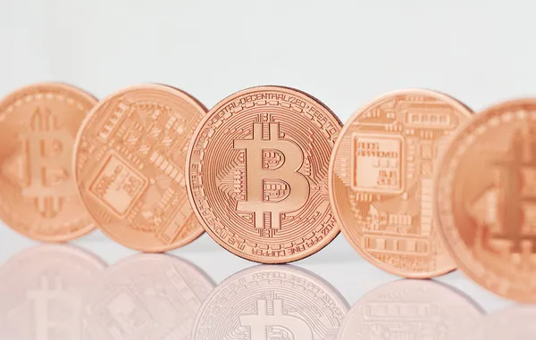 Bitcoins — Foto de Stock