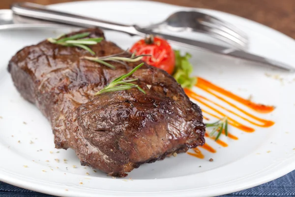 Grilled sirloin steak — Stock Photo, Image