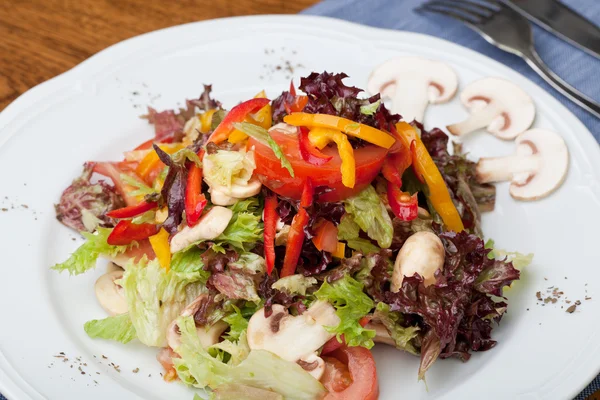 Insalata con pomodori — Foto Stock