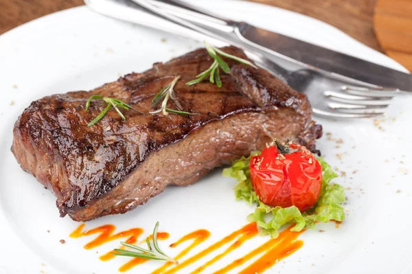 Steak ze svíčkové — Stock fotografie