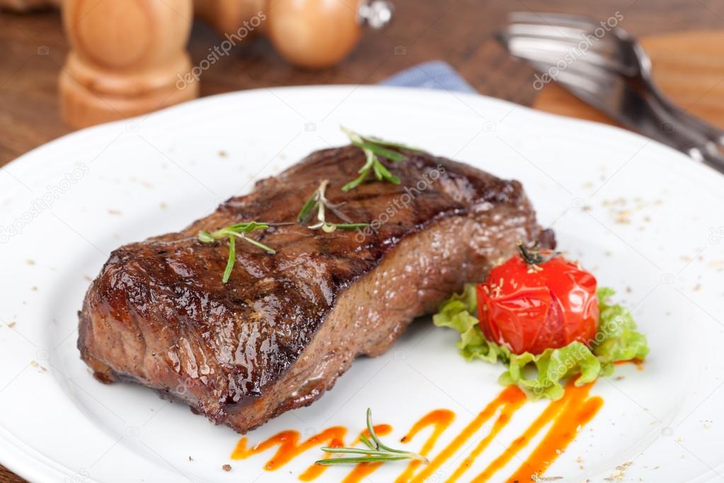 Grilled sirloin steak