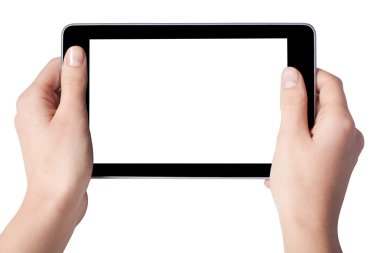 tablet bilgisayar ile el