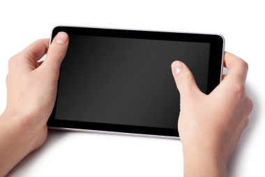 tablet bilgisayar ile el