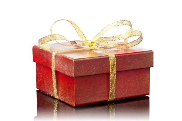 Red gift box — Stock Photo, Image