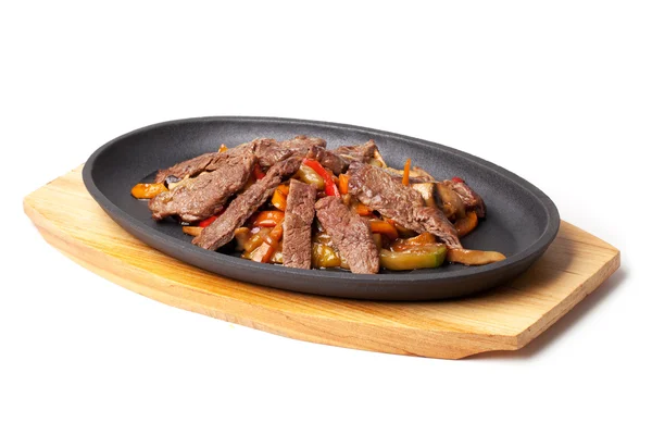 Carne con verduras — Foto de Stock