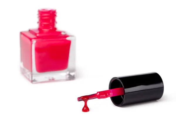 Red nail polish — Stock Photo, Image