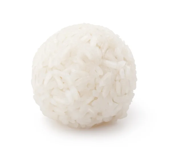 Arroz sobre fundo branco — Fotografia de Stock