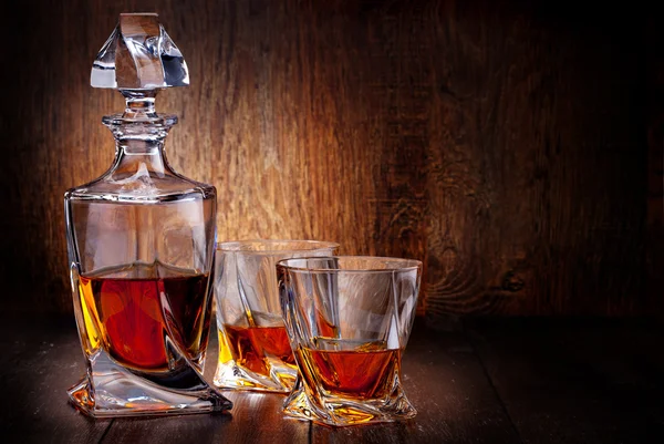 Glas whisky met whiskey. — Stockfoto