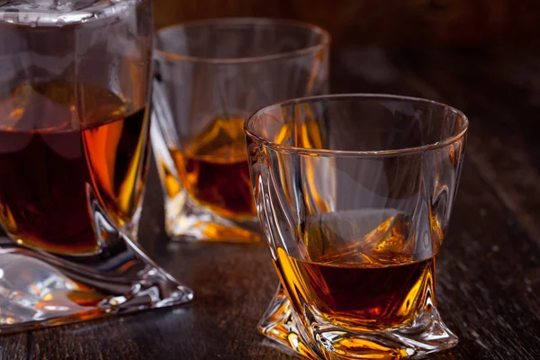 Glas whisky met whiskey. — Stockfoto