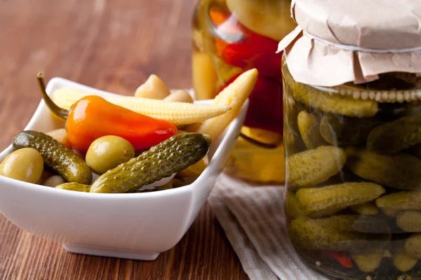 Preserved vegetables — Stock Photo, Image