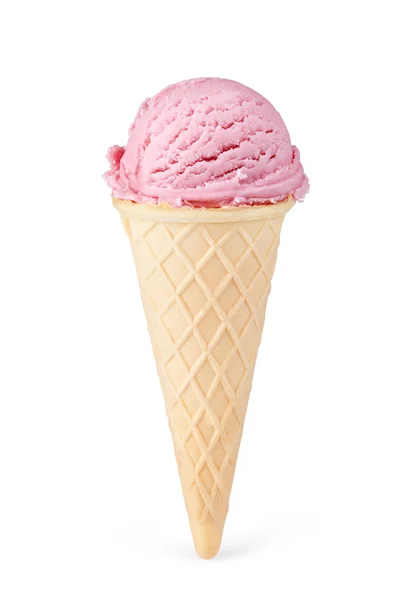 Gelato con cono — Foto Stock