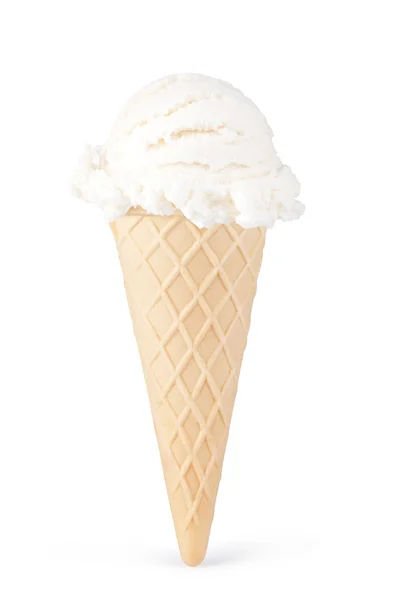 Ice cream with cone — Stock Photo, Image
